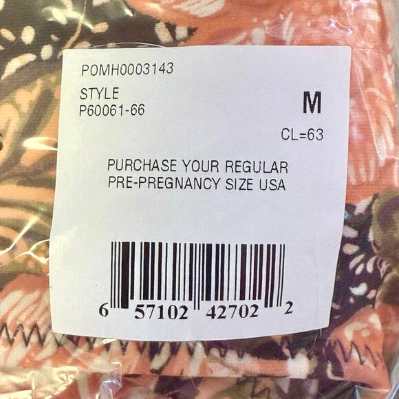 A Pea in the Pod Maternity Floral One-Piece Square Neckline Swimsuit Size Medium - Picture 12 of 12